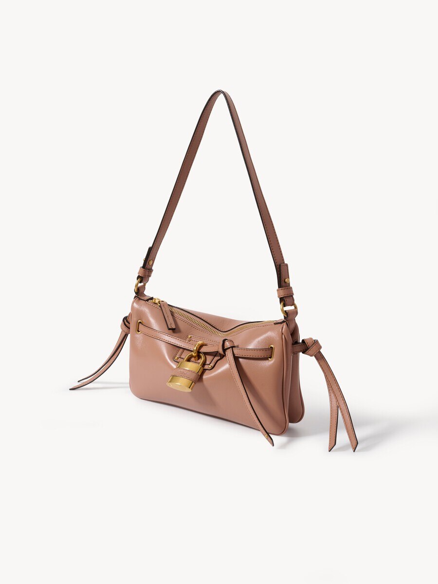Mini Paddington Sling pouch with strap in soft leather - 3