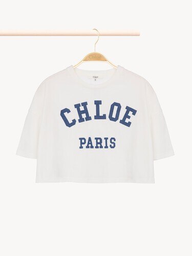 Kids' cropped logo T-shirt - 2