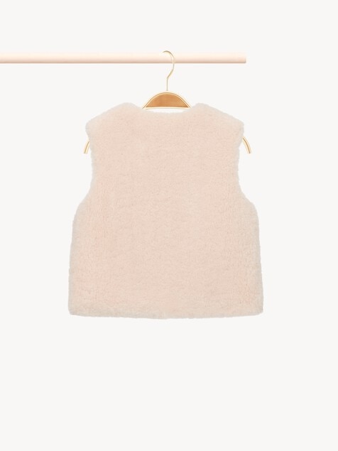 Veste sans manches boutonn&eacute;e enfant