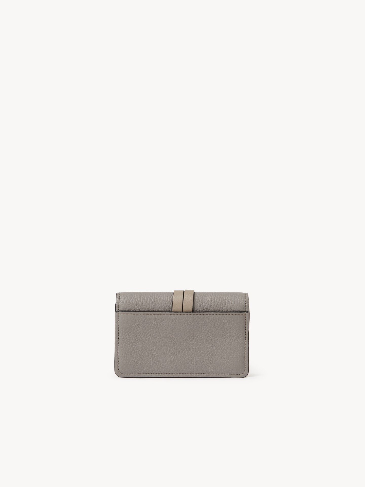 Alphabet card holder in grained leather - 2.0