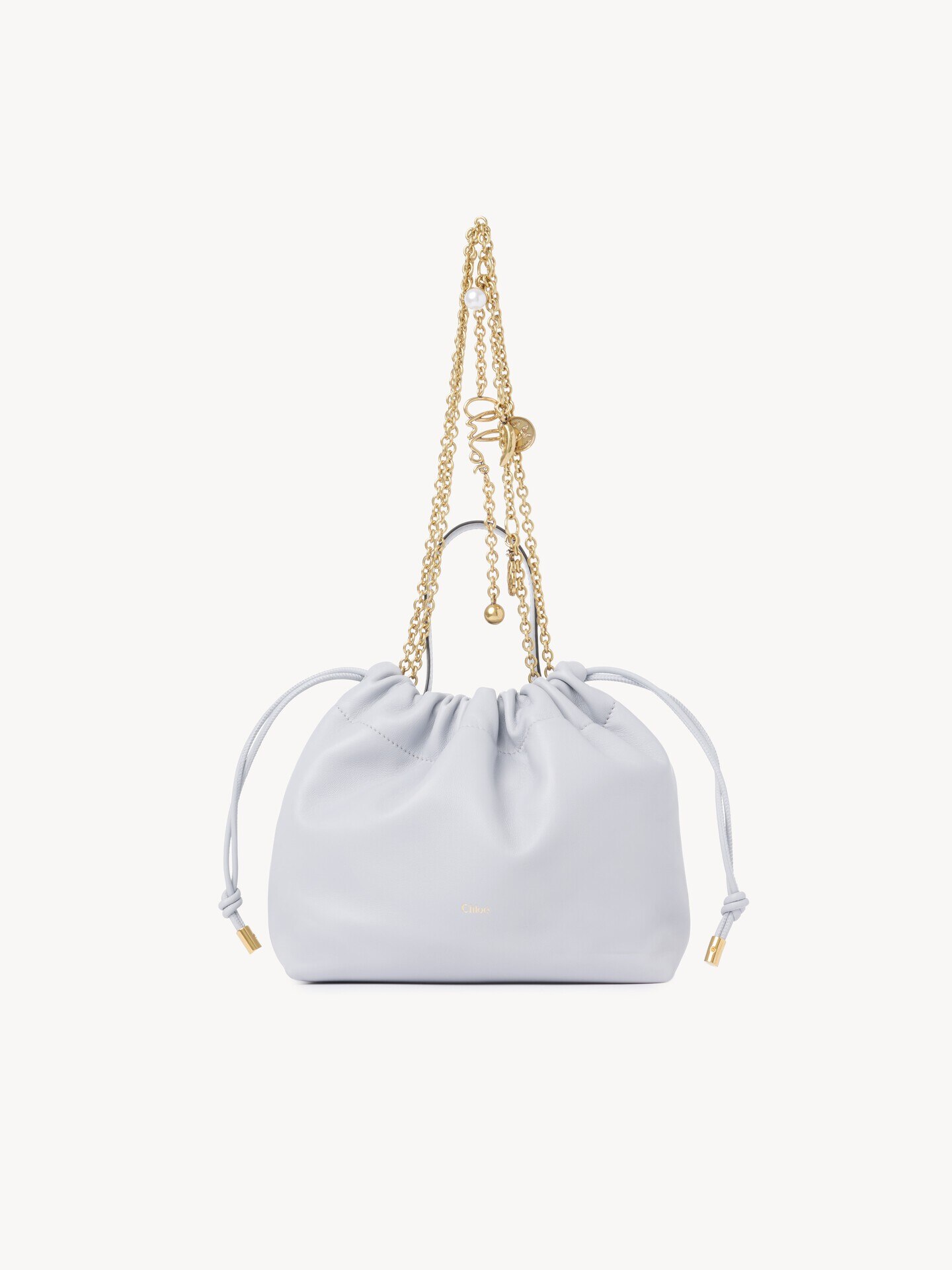 Small Chlo&eacute; Icons shoulder bag with chain in soft leather - 1