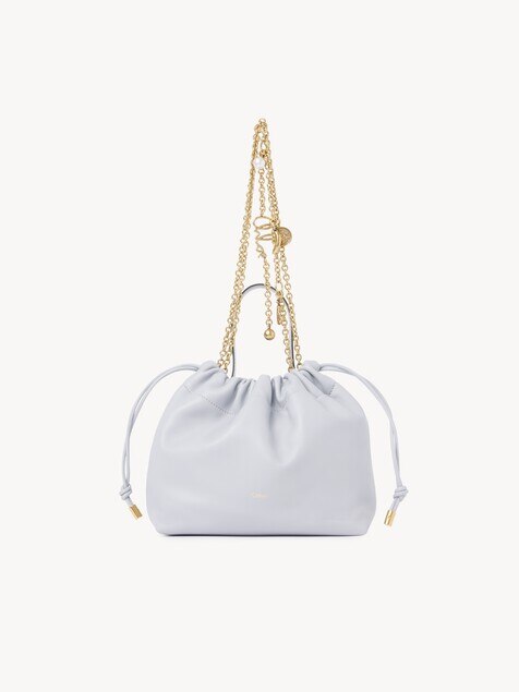 Small Chlo&eacute; Icons shoulder bag with chain in soft leather