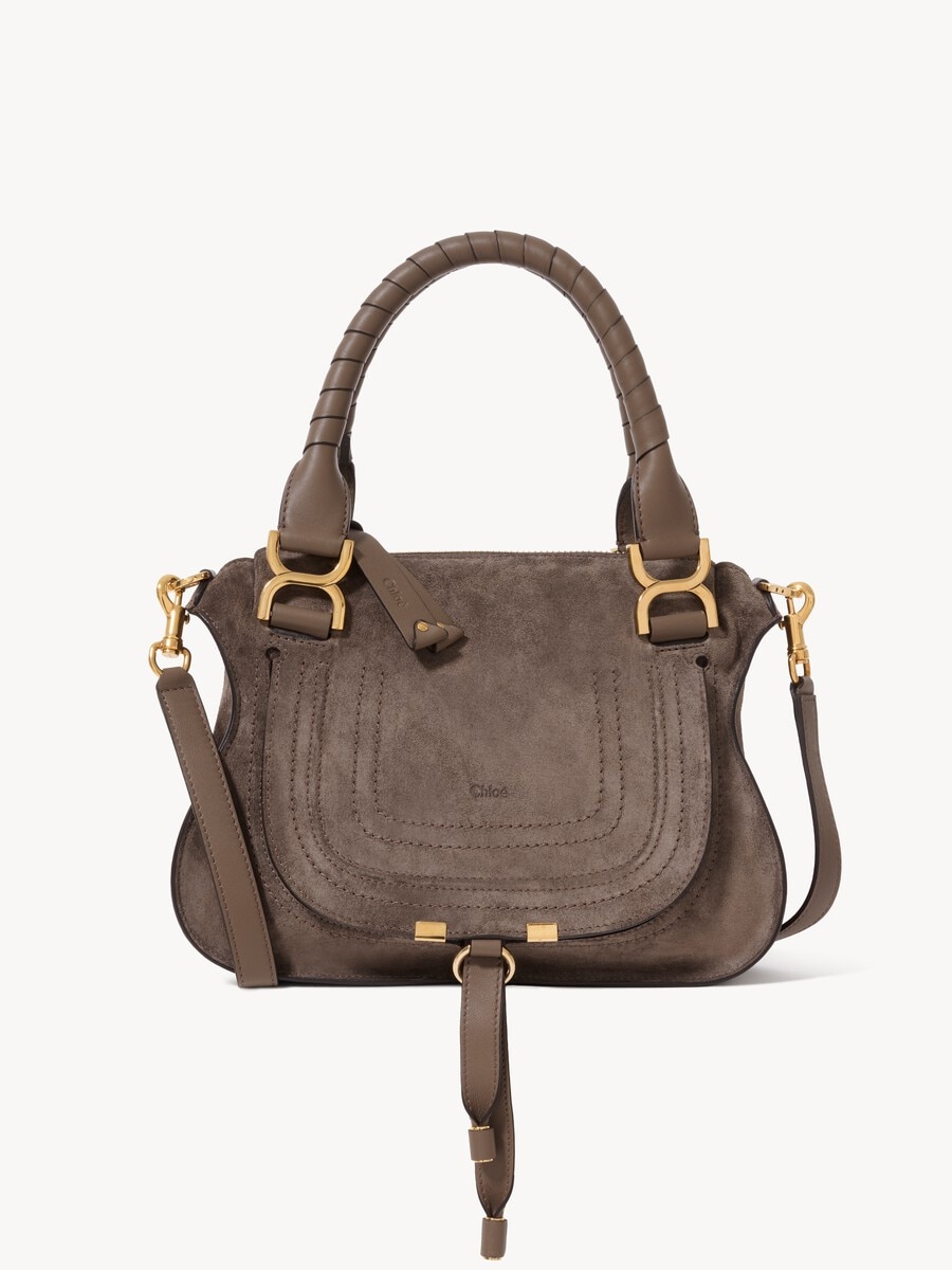 Small Marcie bag in suede leather - 2