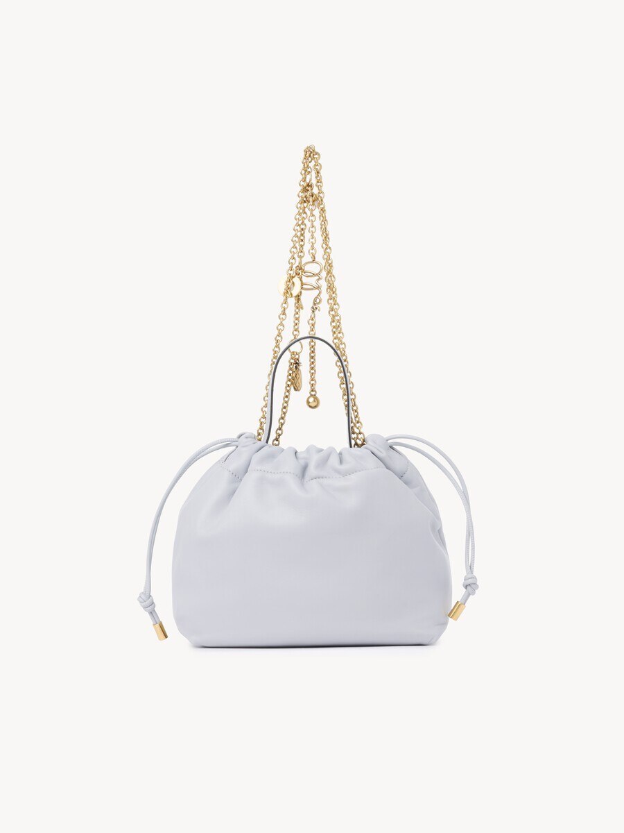 Bolso de hombro peque&ntilde;o Chlo&eacute; Icons con cadena de cuero suave - 5