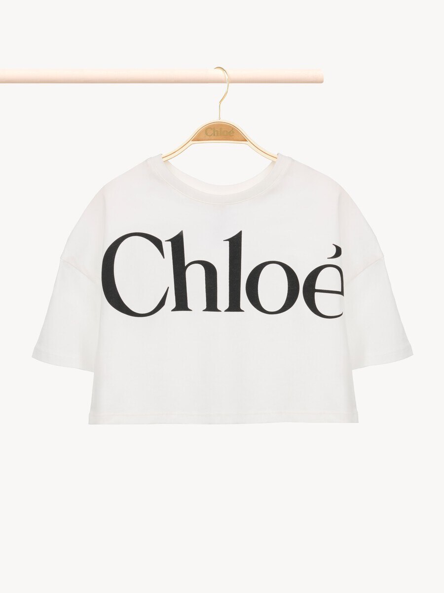 Kids' cropped logo T-shirt - 2
