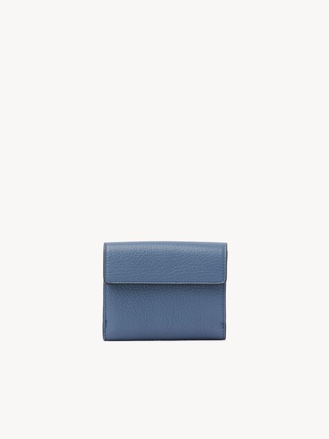 Small Envelope tri-fold in grained leather