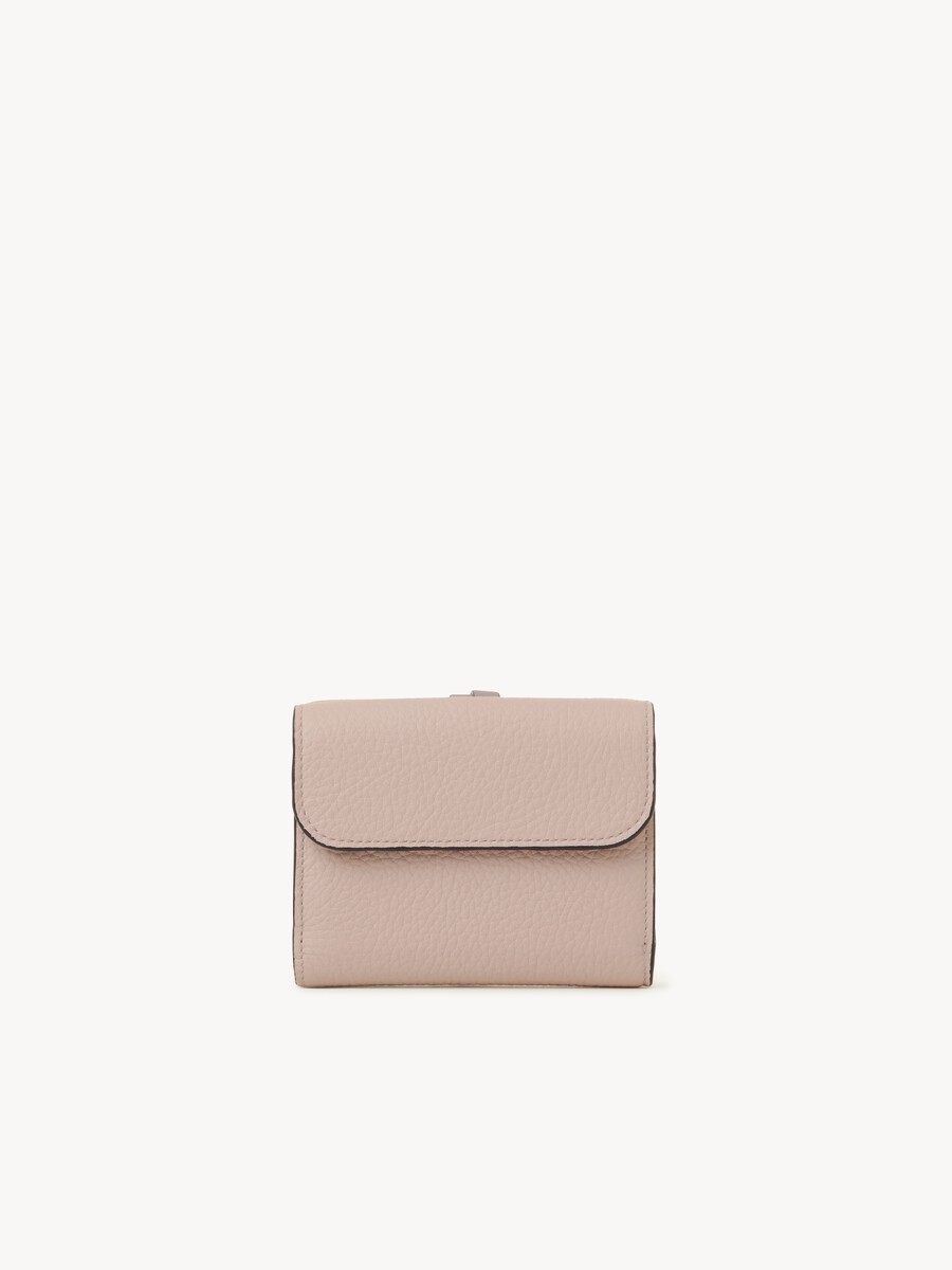 Small Alphabet tri-fold in grained leather - 3