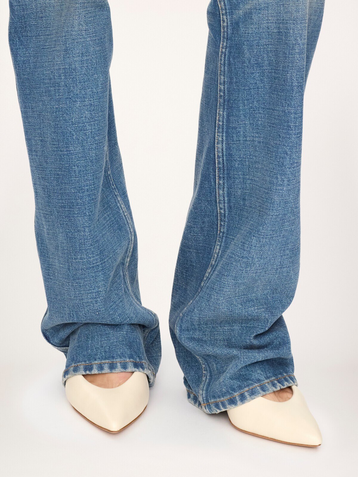 Teresy Leather Crossover Pumps