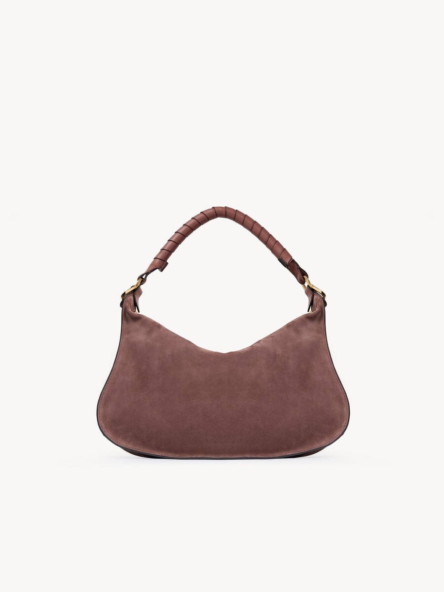 Kleine Marcie Schultertasche aus Wildleder - 6