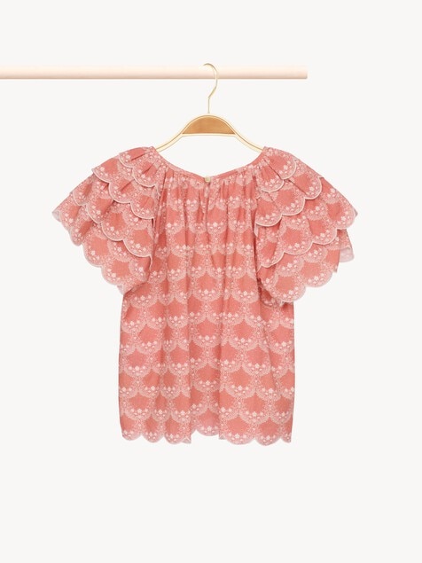 Kids' puff-sleeve top