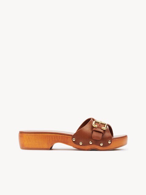 Chloé Soleilスライド Ginger Brown - Chloé