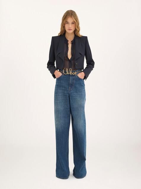 Jean large en denim