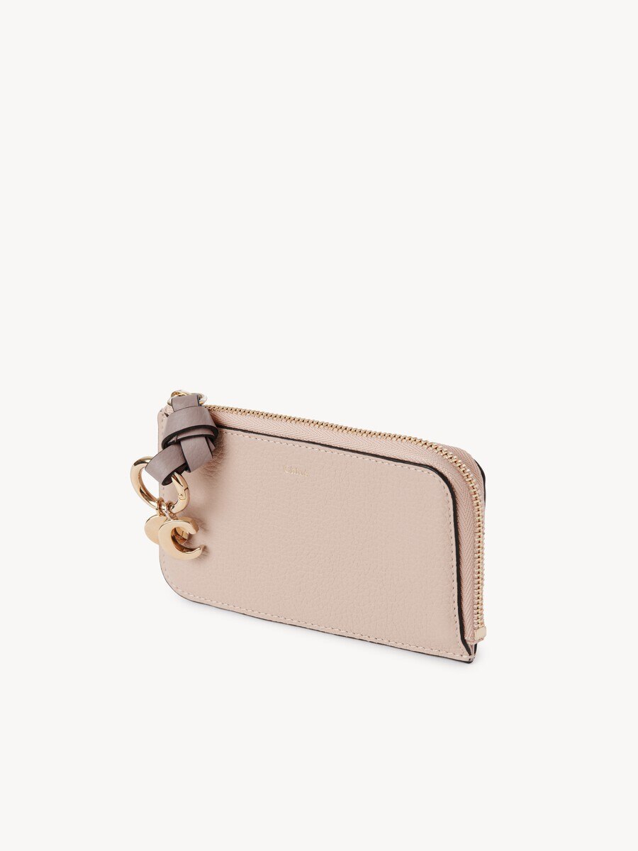 Alphabet wallet in grained leather - 2