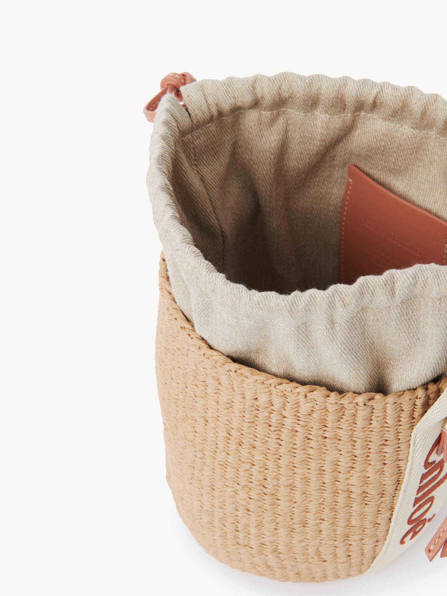 Small Woody basket in natural fibers - 6