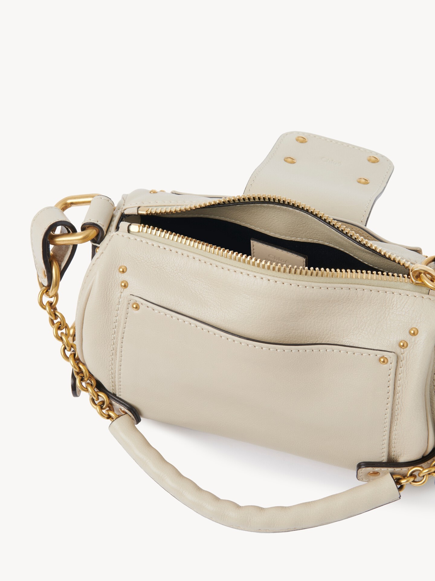 Kleine Paddington Chain Bag aus genarbtem Leder - 7