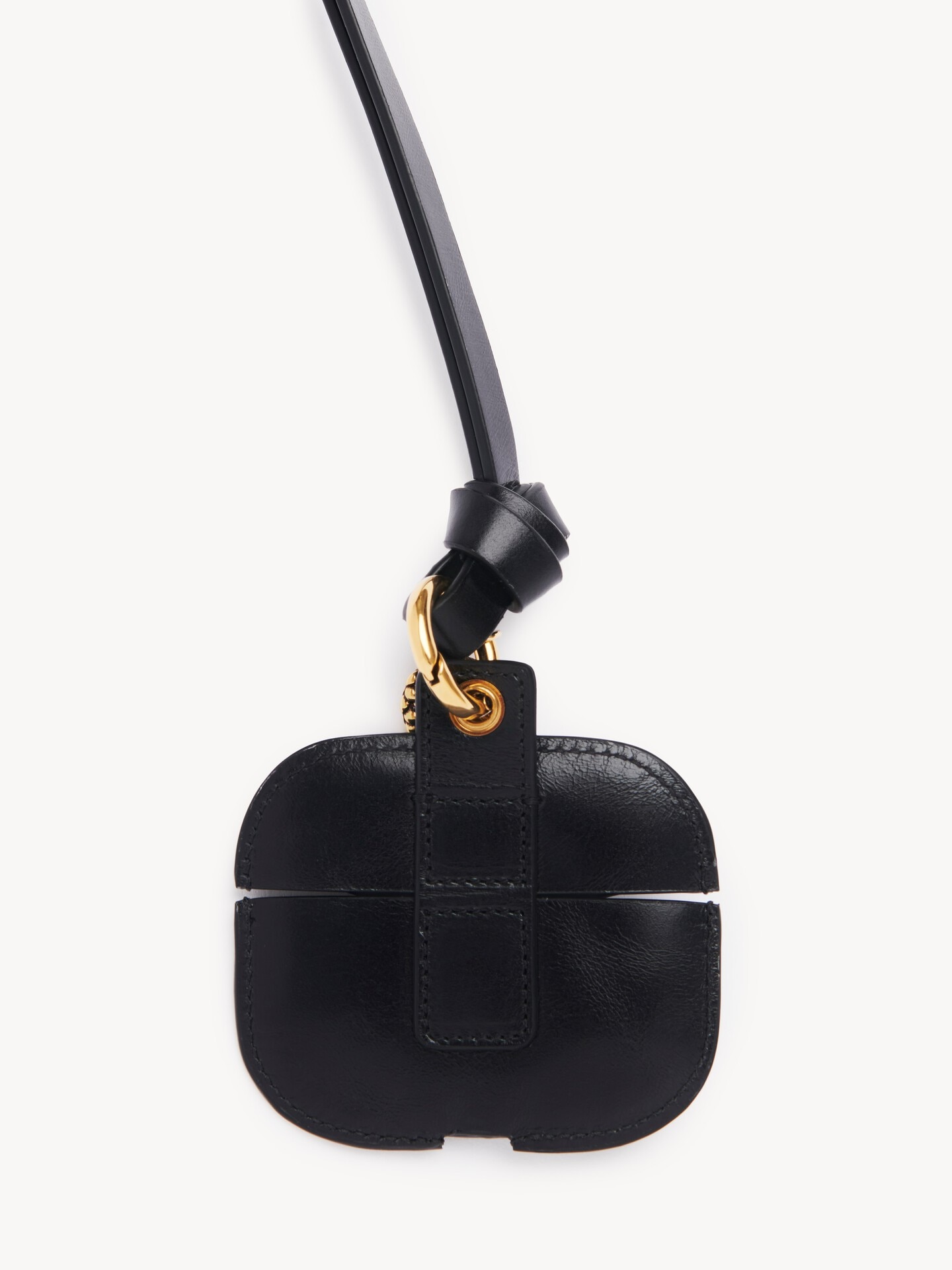 Chlo&eacute; Symbols Snake earpods case in grained leather - 4