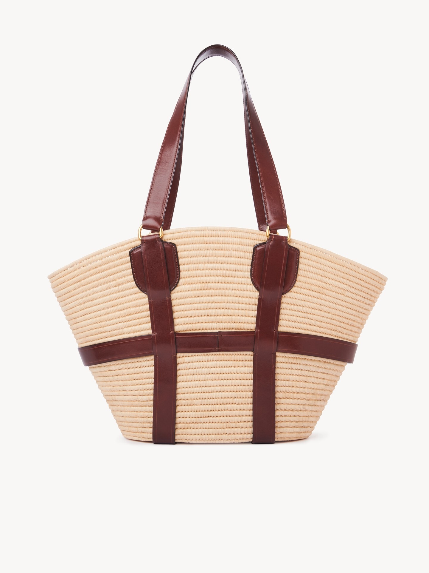 Large Kerala 25 basket in raffia - 5