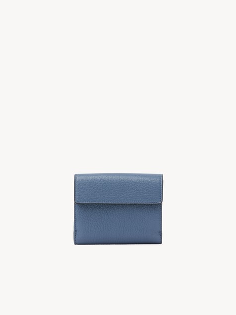 Small Envelope tri-fold in grained leather