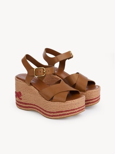 Chlo&eacute; Sand wedge sandal - 3