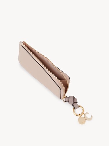 Cartera Alphabet de cuero granulado - 5