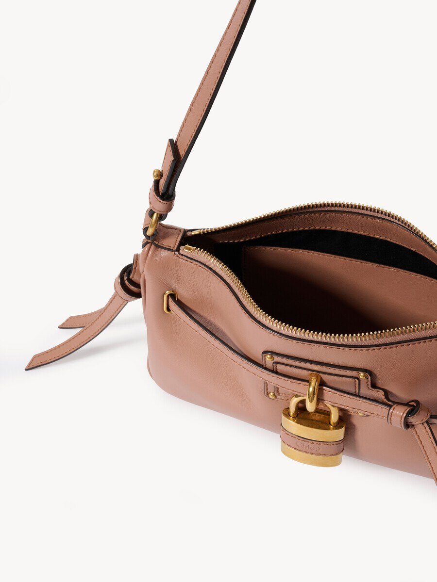 Mini Paddington Sling pouch with strap in soft leather - 5