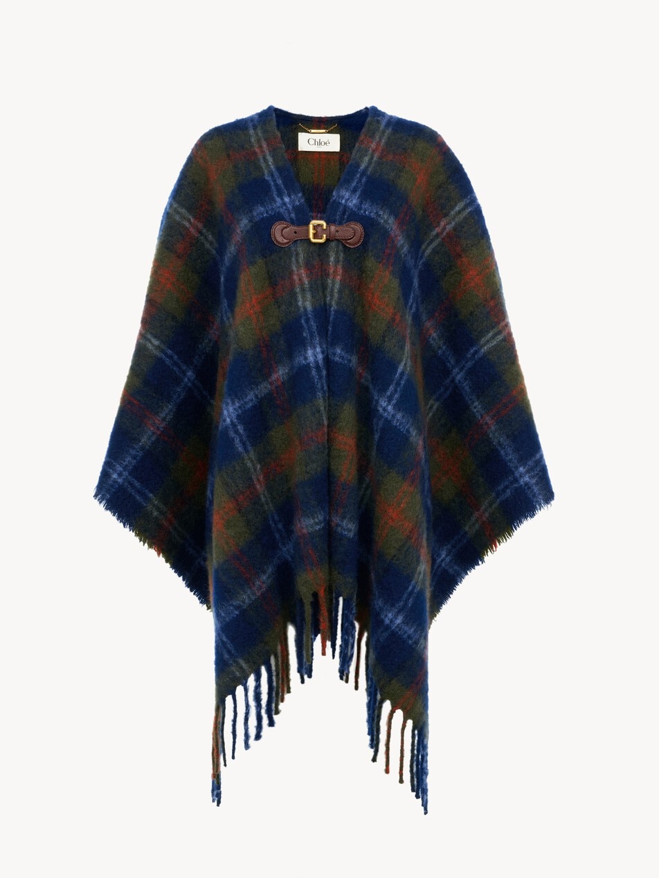 The Chlo&eacute; Paddington cape in mohair, wool & nylon