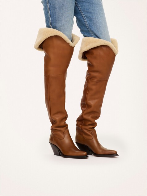 Azelan thigh high boot