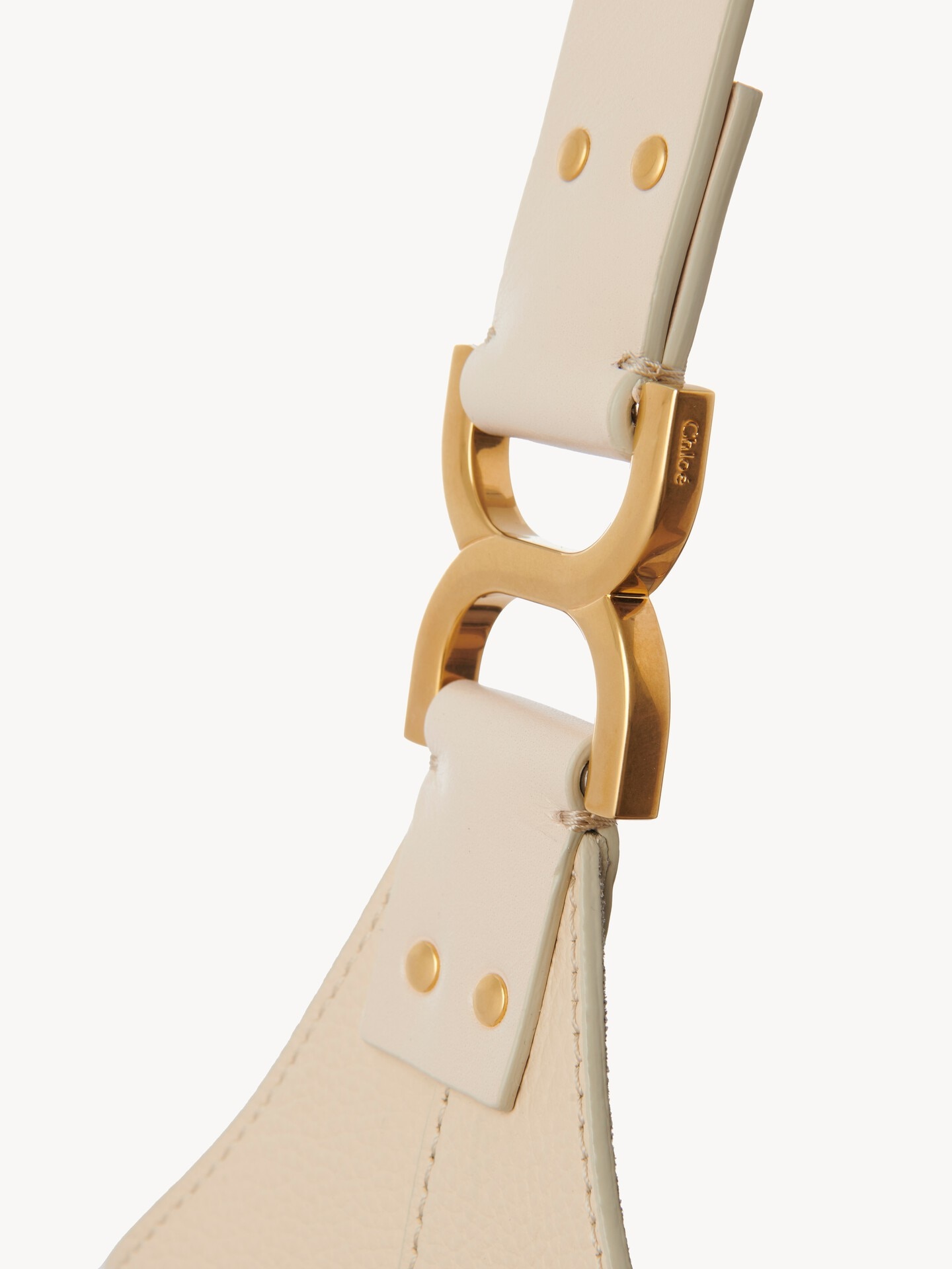 Small Marcie hobo bag in grained leather - 7