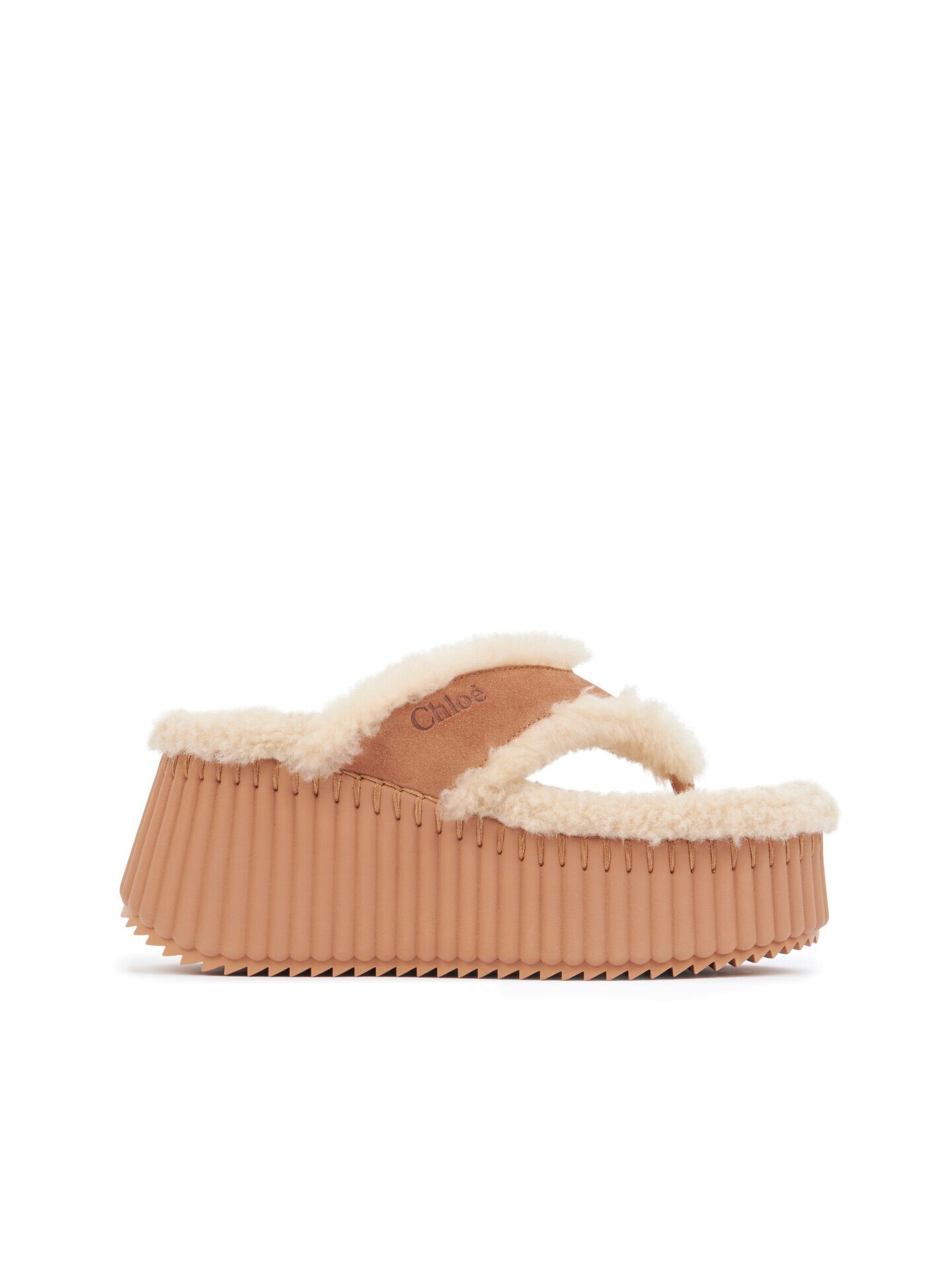 G*˚様 Chloé ベージュ ブラウン ウェッジサンダル Namaウェッジサンダル 茶色 - Chloé
