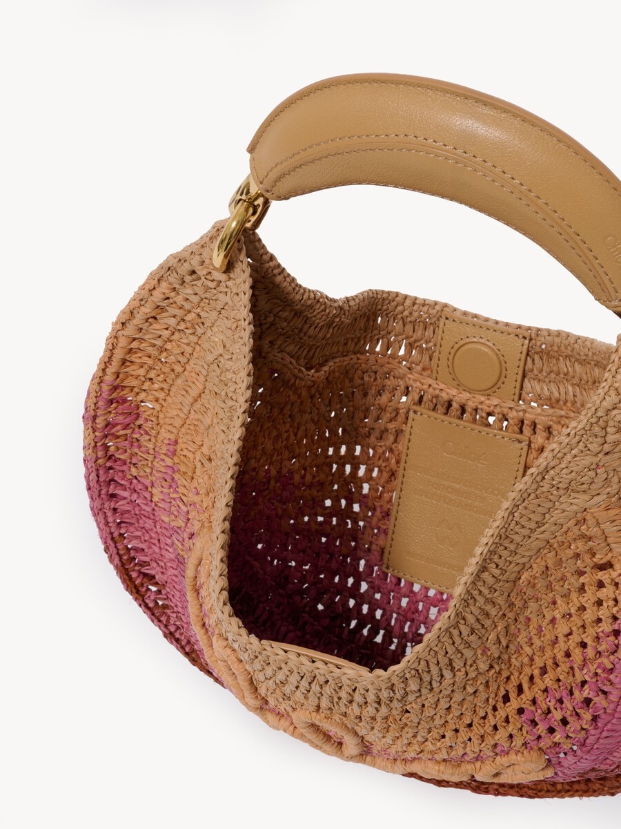 Sac hobo Summer Banana en raphia - 4