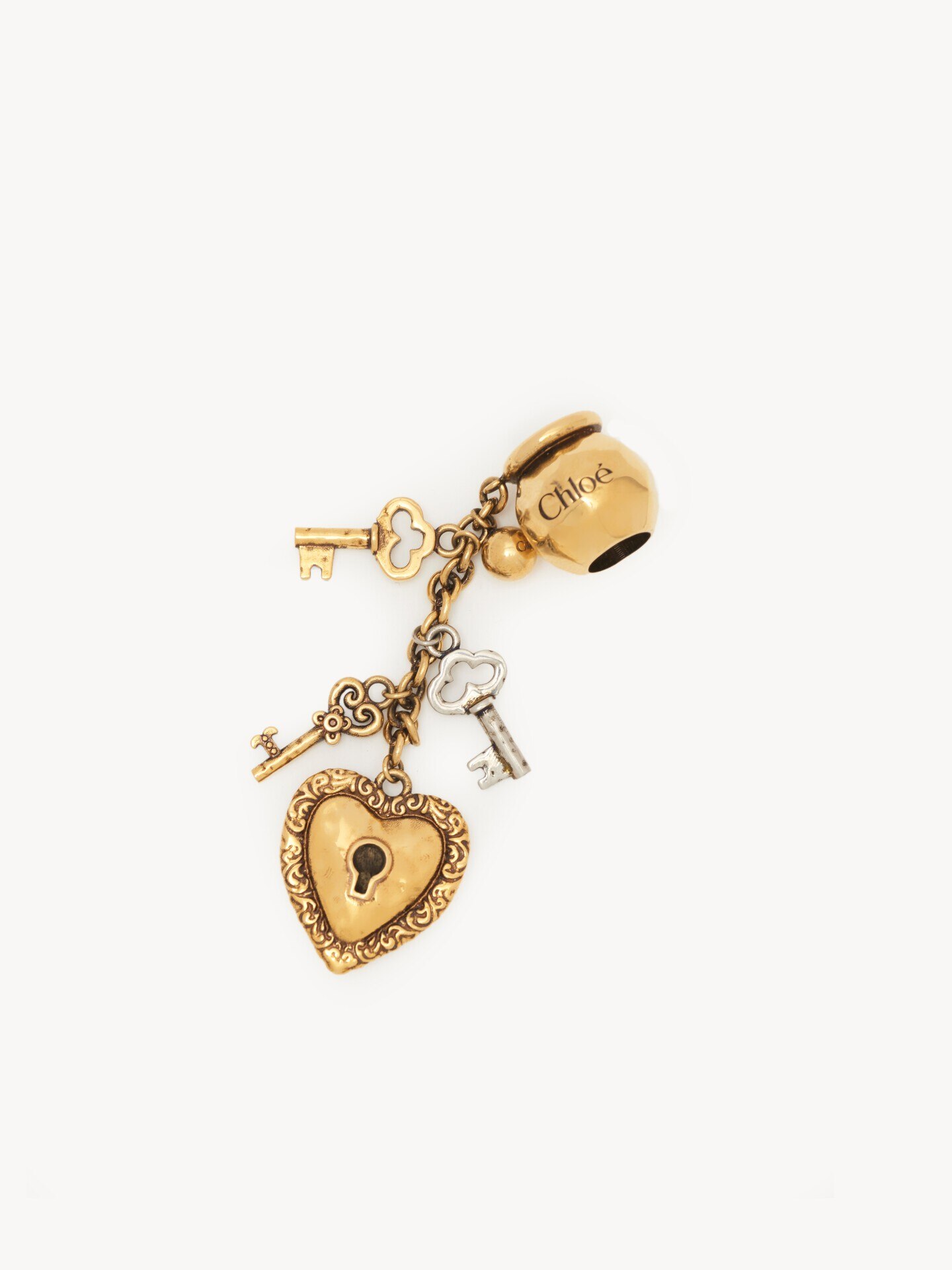 Charm Sphere Key Dice per la Bracelet bag in ottone - 1.0