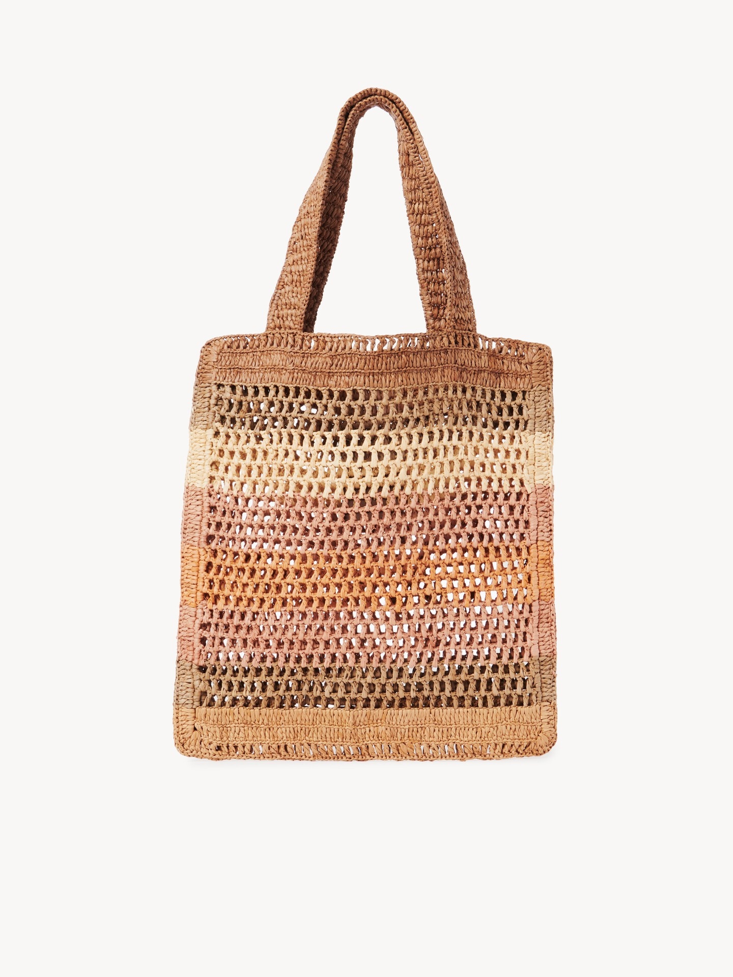 Summer Banana tote bag in raffia - 6