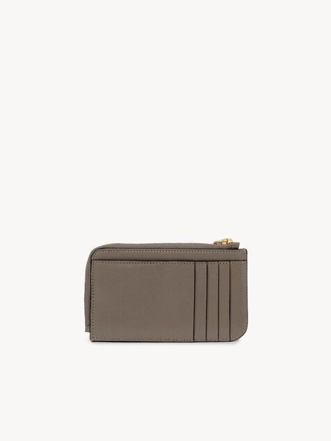 Alphabet wallet in shiny leather