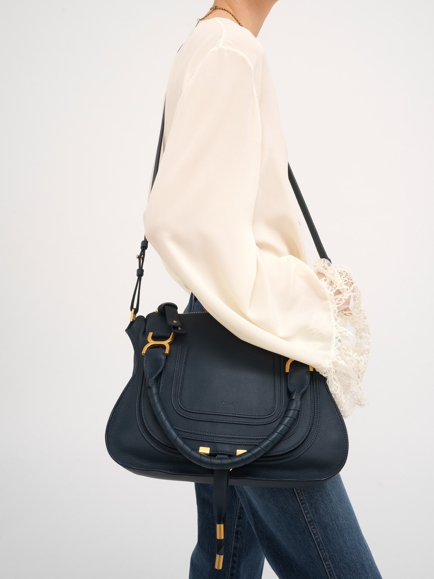 Marcie bag in grained leather - 3.0
