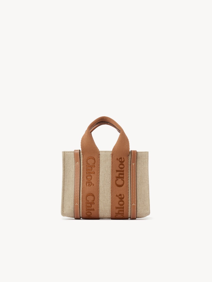 Tote bag mini Woody in lino - 4