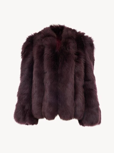 Oversized short coat in wool - 2
