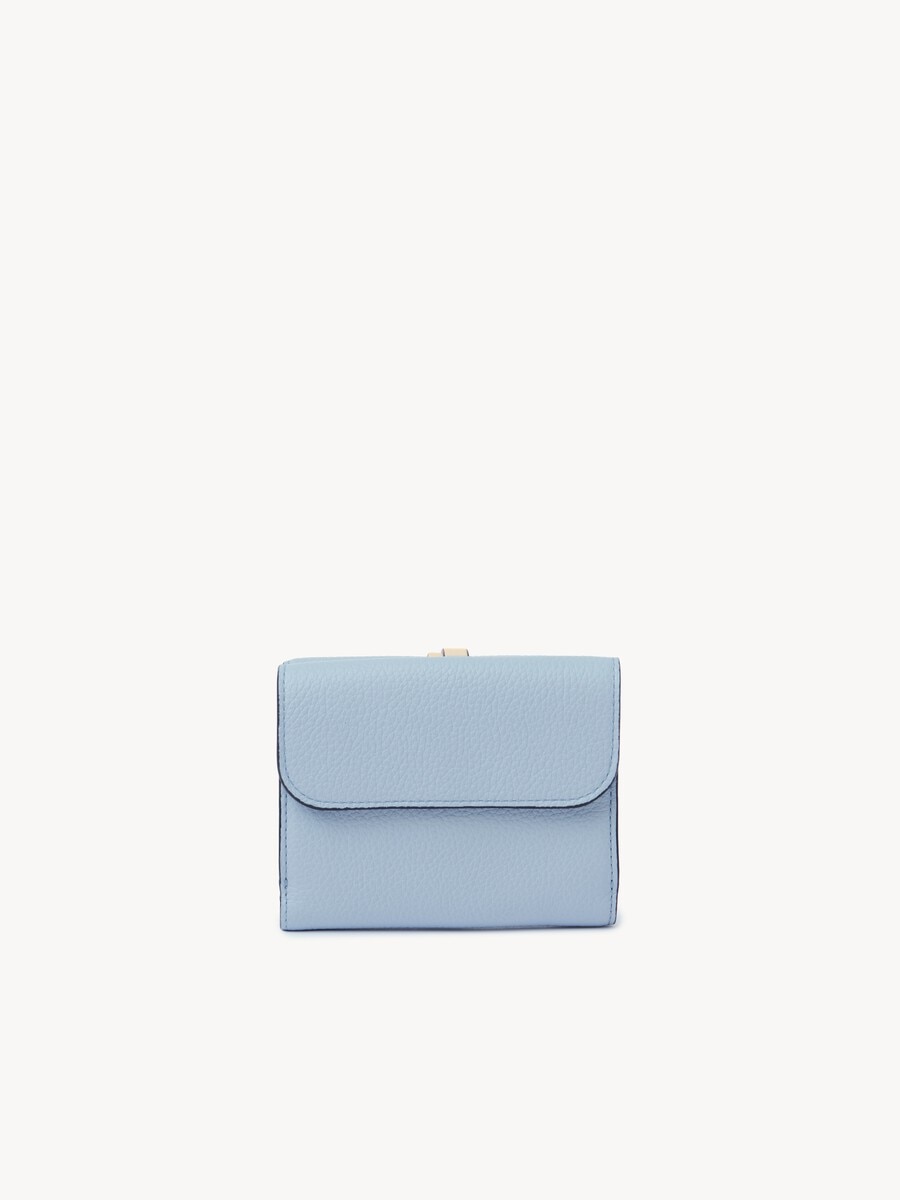 Small Alphabet tri-fold in grained leather - 3