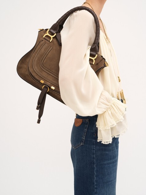 Marcie bag in nubuck leather