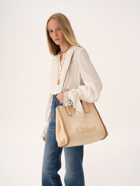 Chlo&eacute; Carry tote bag in canvas