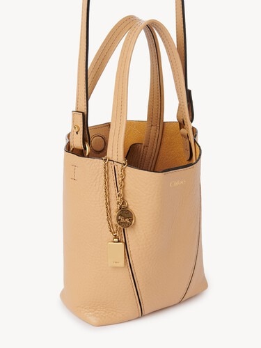 Small Chlo&eacute; Spin tote bag in grained leather - 6