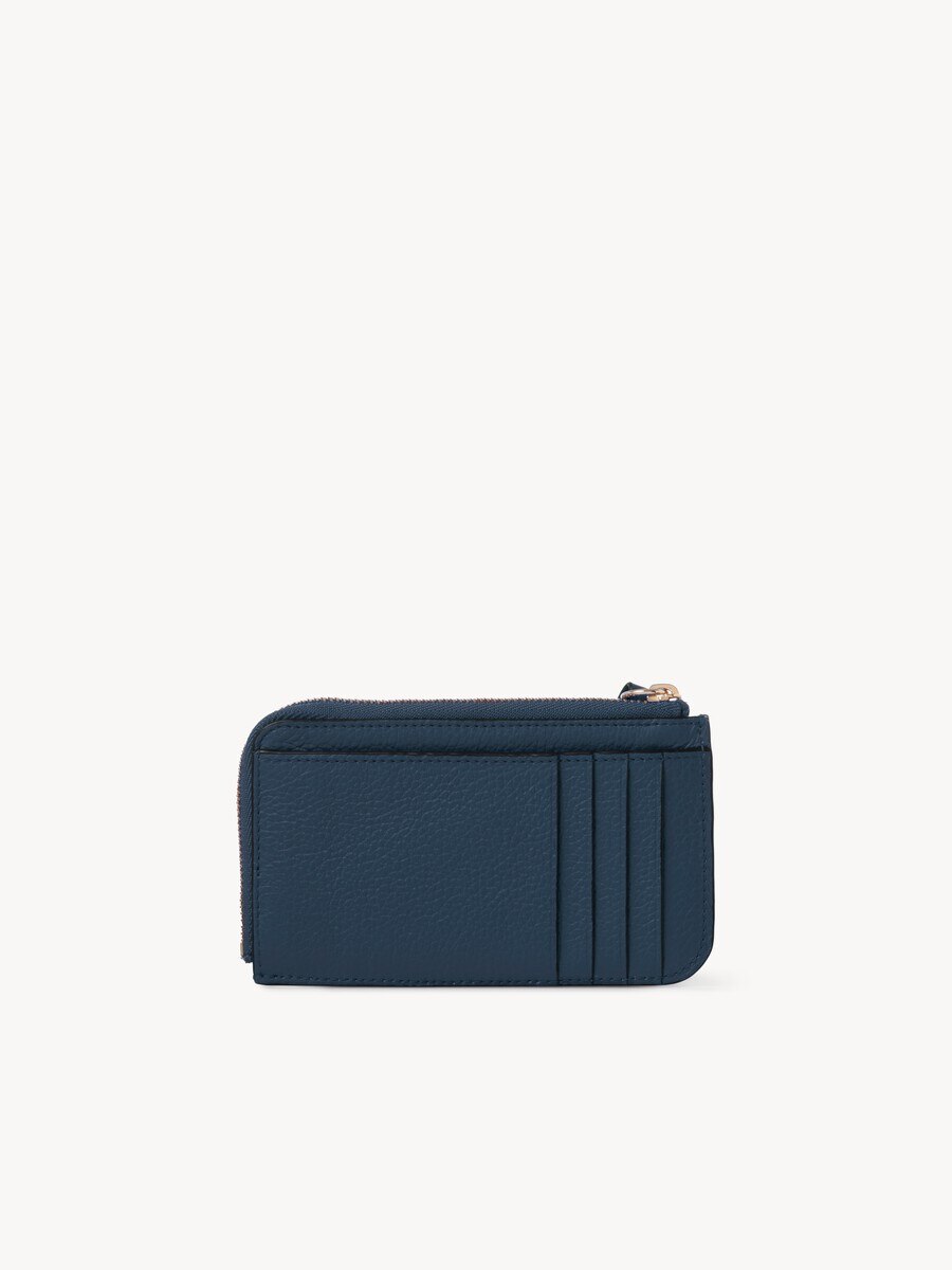 Alphabet wallet in grained leather - 2
