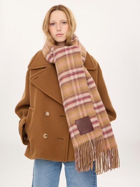 The Chlo&eacute; Highlanding scarf in cashmere