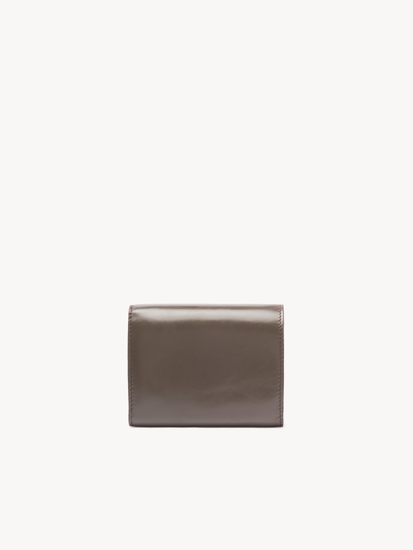 Small Chlo&eacute; Iconic tri-fold with coin pocket in shiny leather - 4