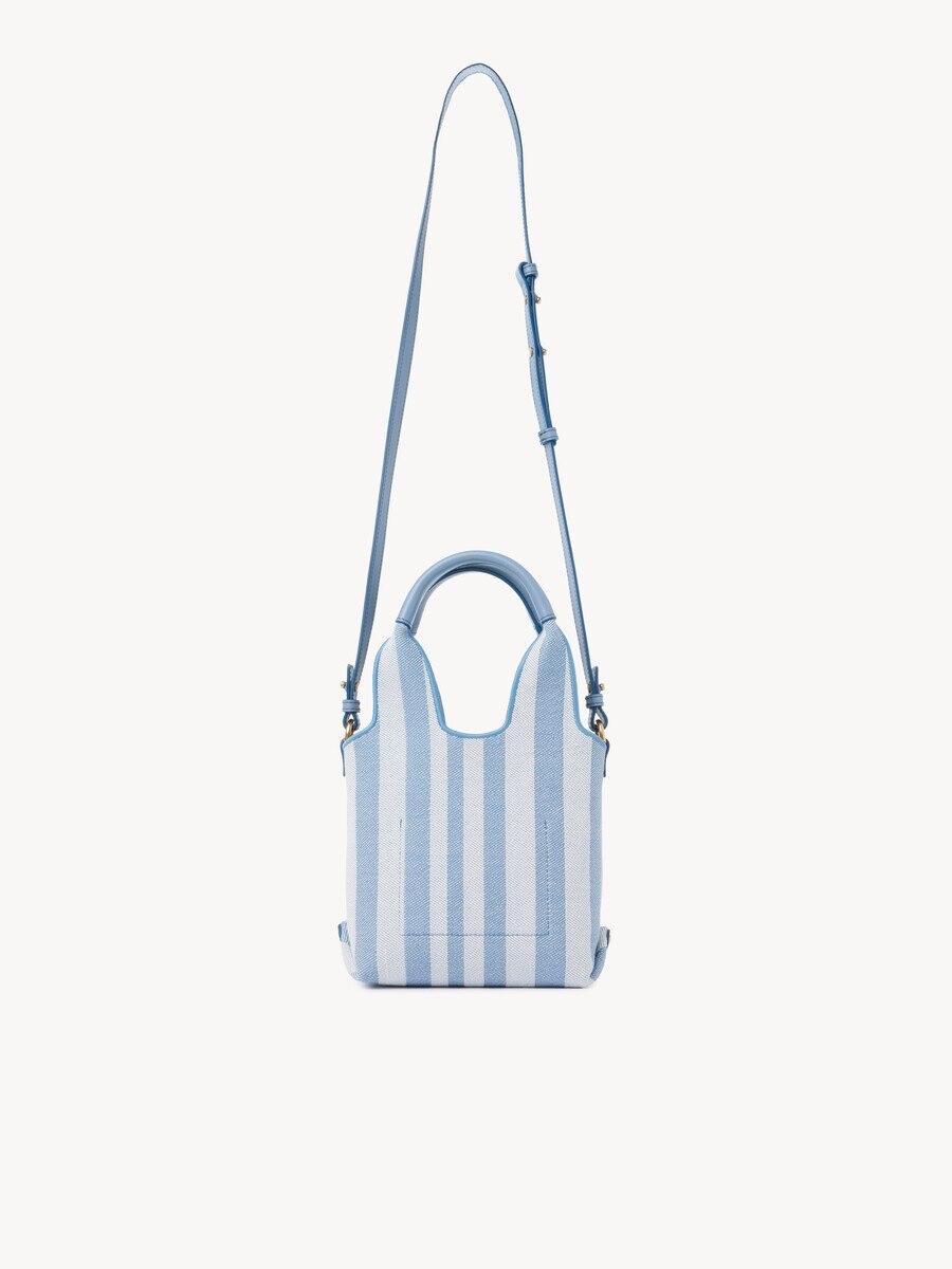 Mini Chlo&eacute; Stripy tote bag in jacquard - 5