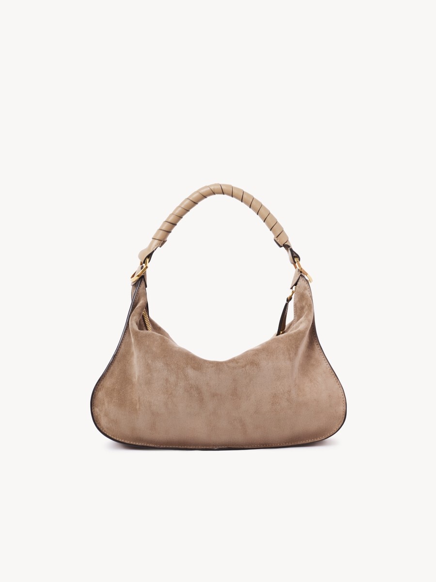 Small Marcie shoulder bag in suede leather - 5