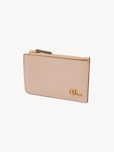 Small Chlo&eacute; Iconic purse with card slots in grained leather