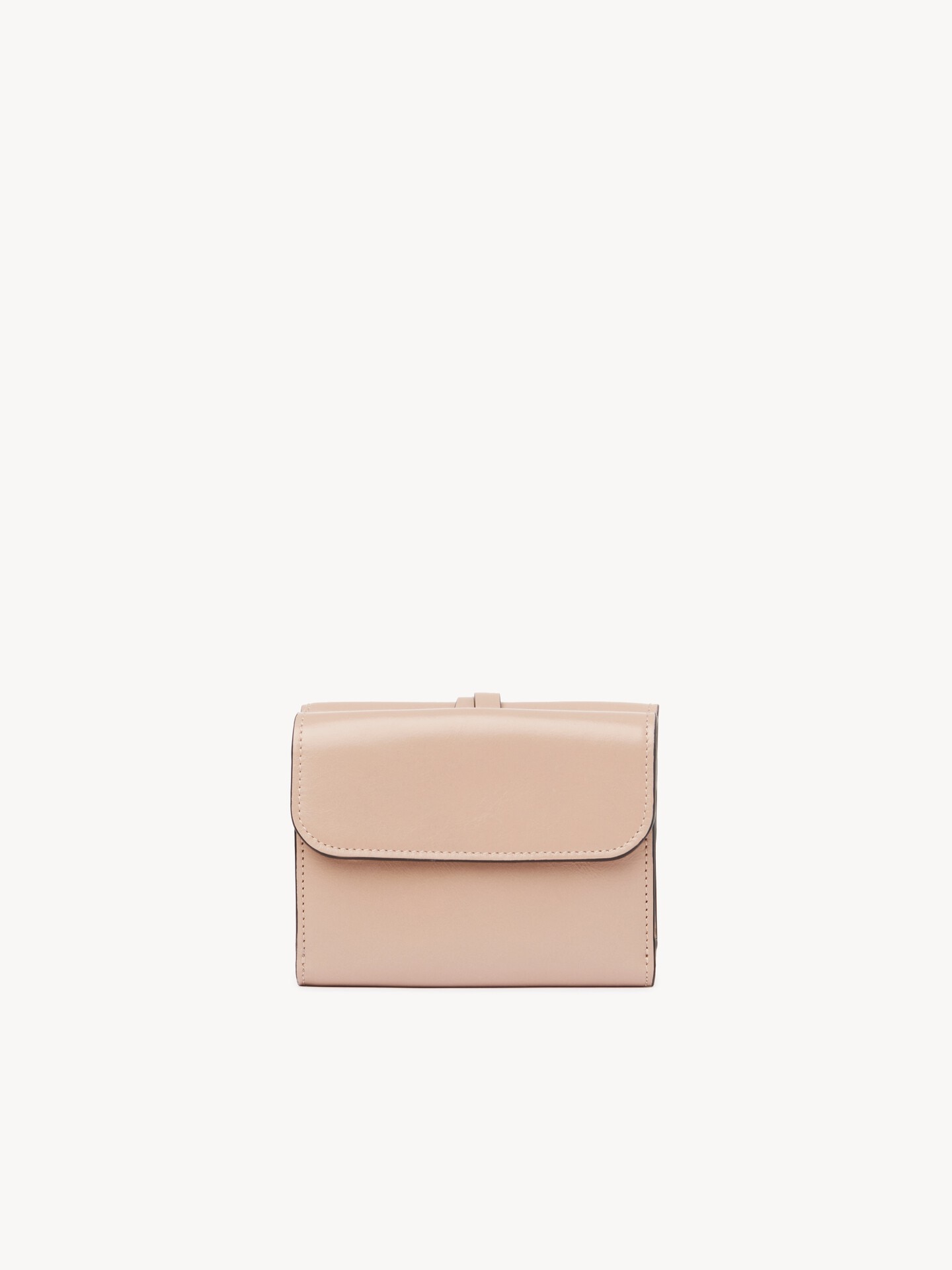 Small Alphabet tri-fold in shiny leather - 4