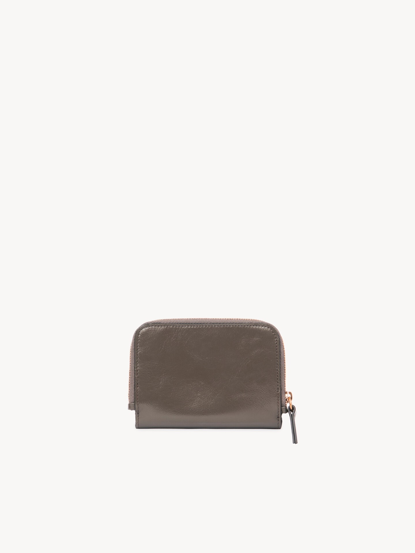 Alphabet bi-fold wallet in shiny leather - 4