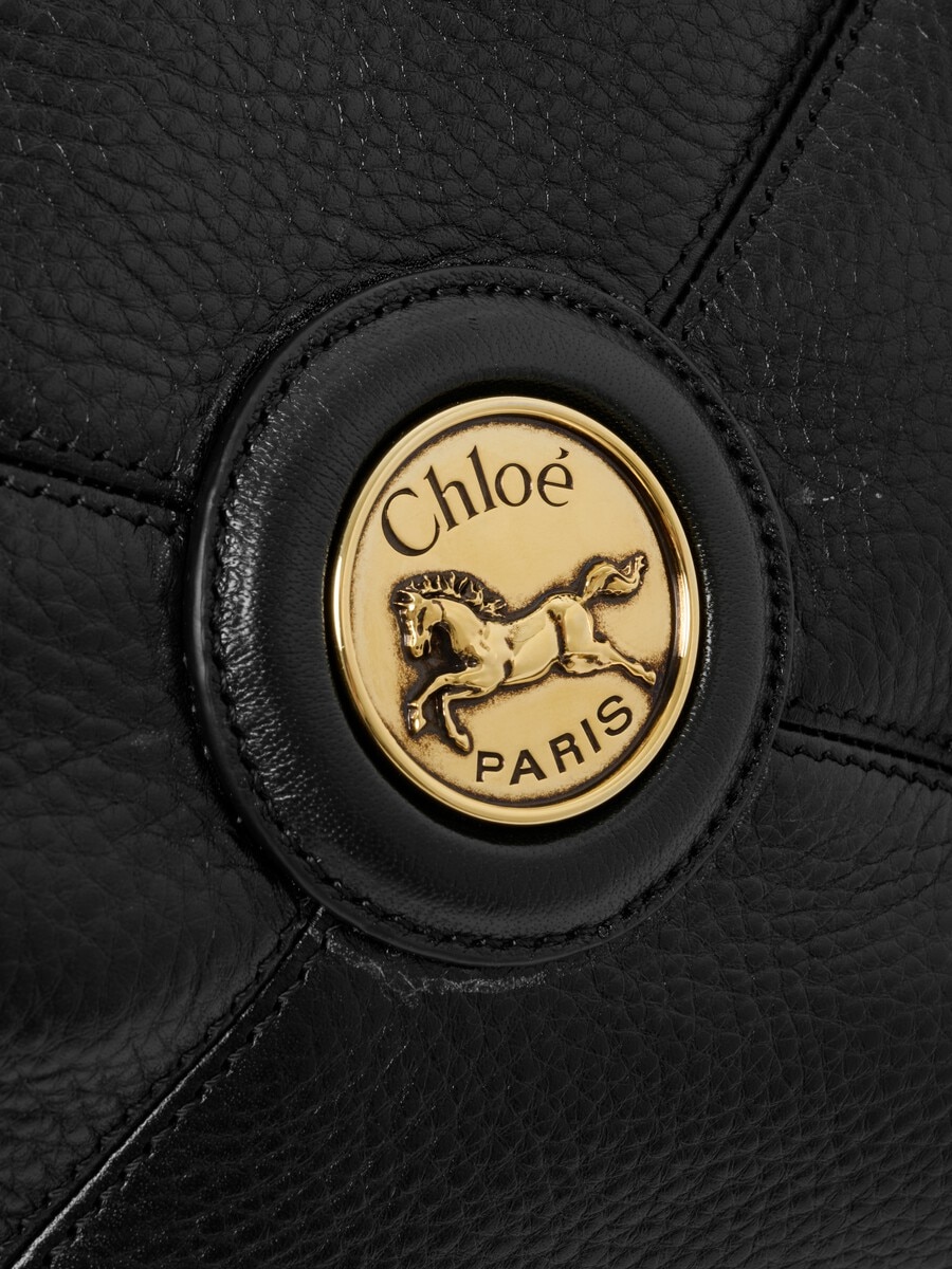 Small Chlo&eacute; balloon bag in grained leather - 6