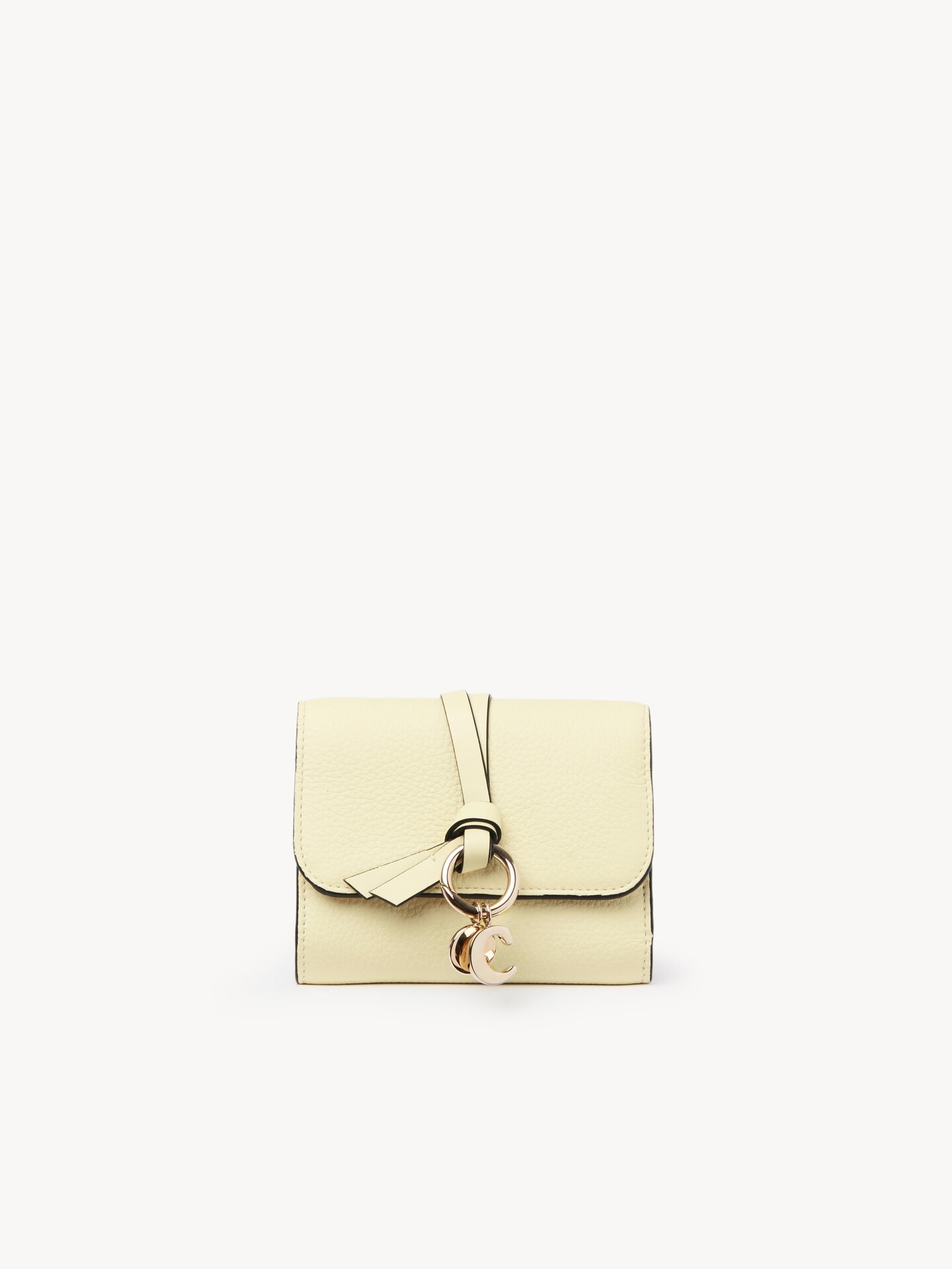 Small Alphabet tri-fold in grained leather - 2
